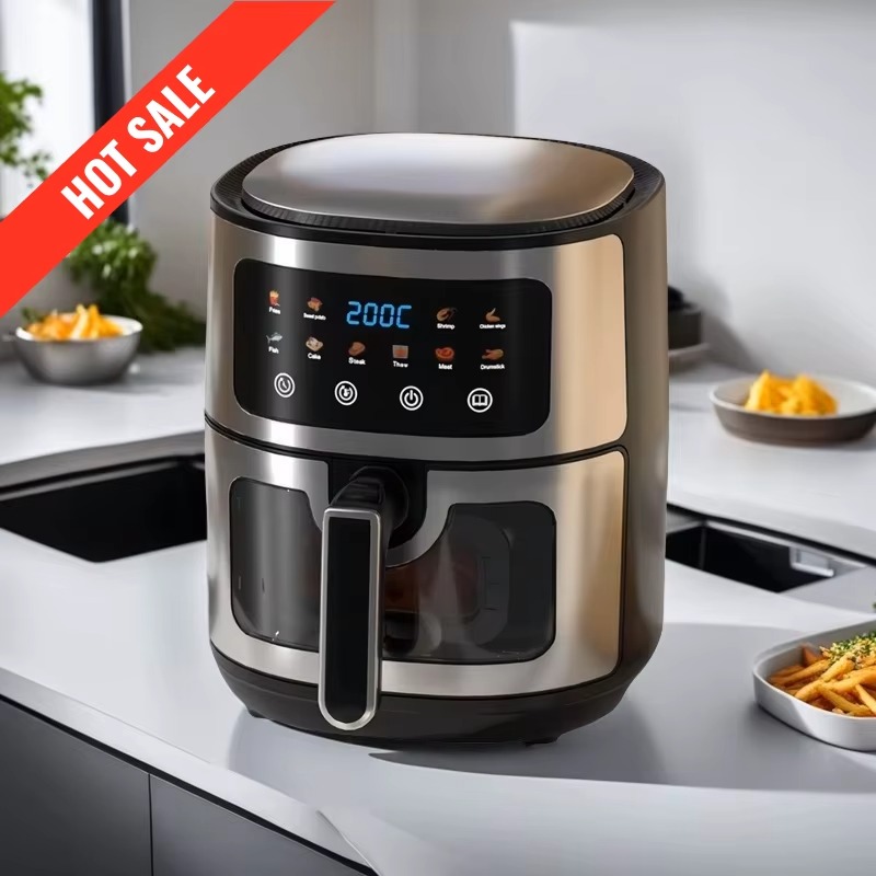 Food Snacks Healthy - Hurtownia Frytkownica Beztłuszczowa 10L Czarna, Szybka