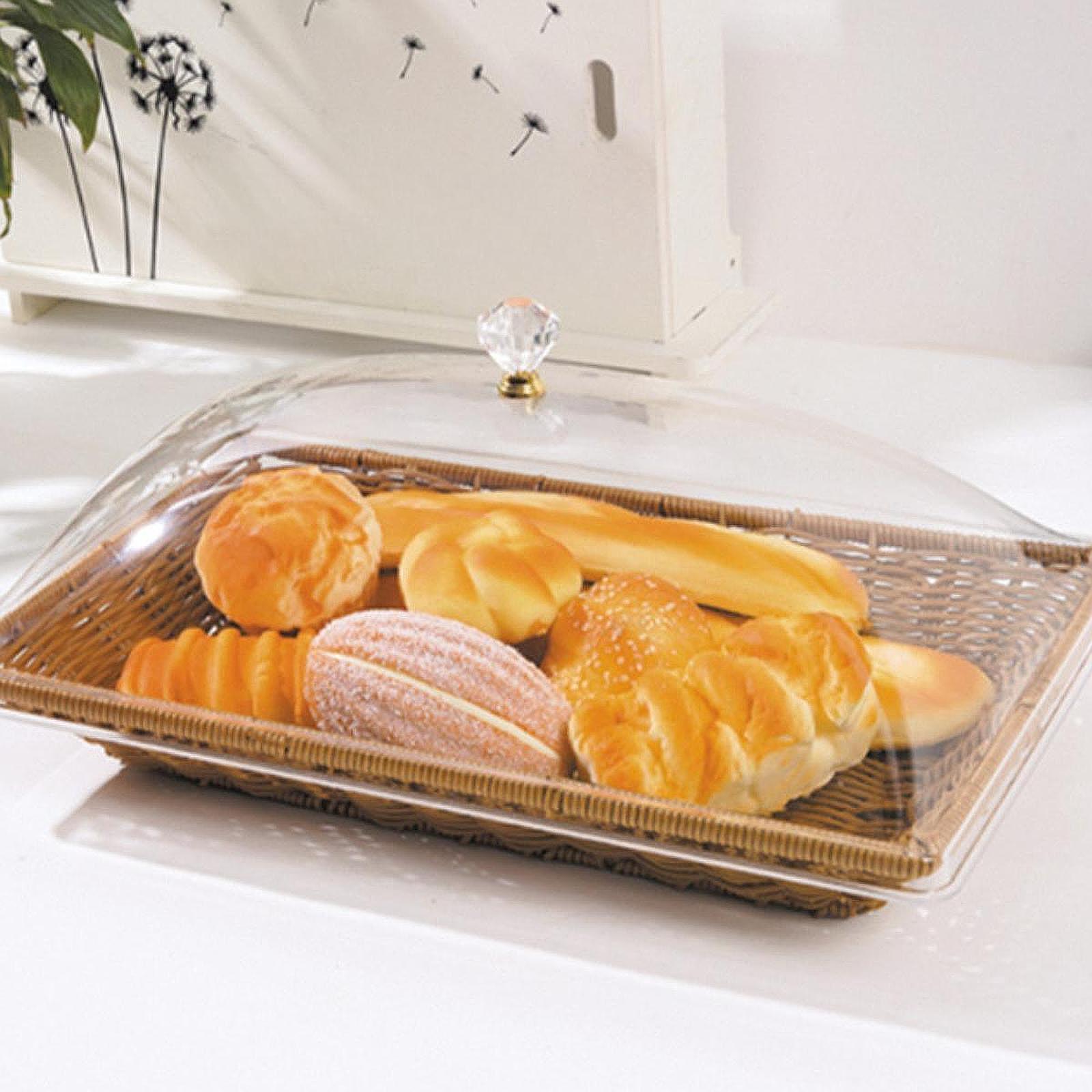 Food Snacks Basket - Koszyk na chleb z imitacji rattanu