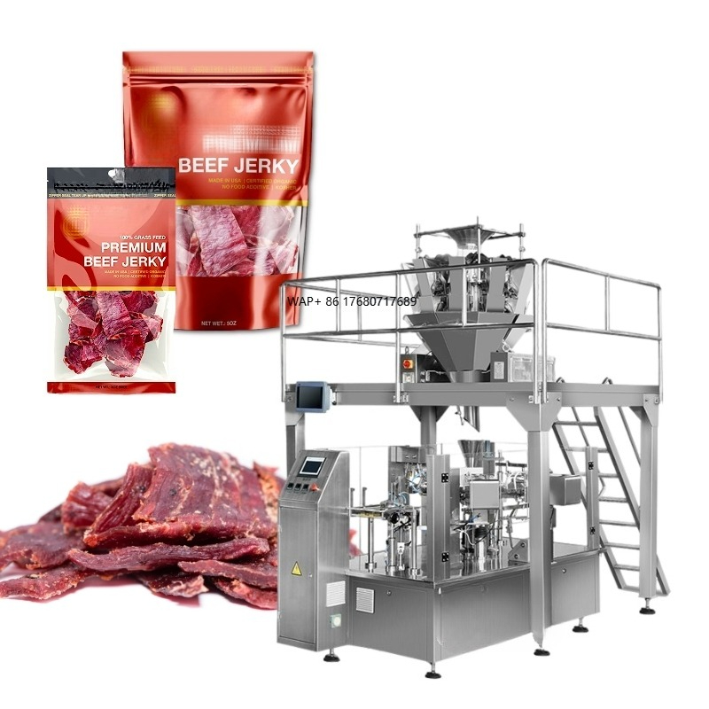 Jerky Beef Pack - Automatyczna maszyna pakująca do torebek stojących