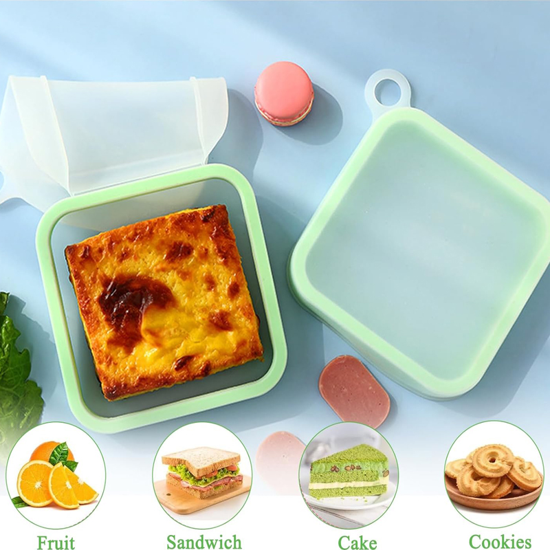 Food Snacks Wholesale - Silikonowe pudełko na tosty kanapkowe Bento