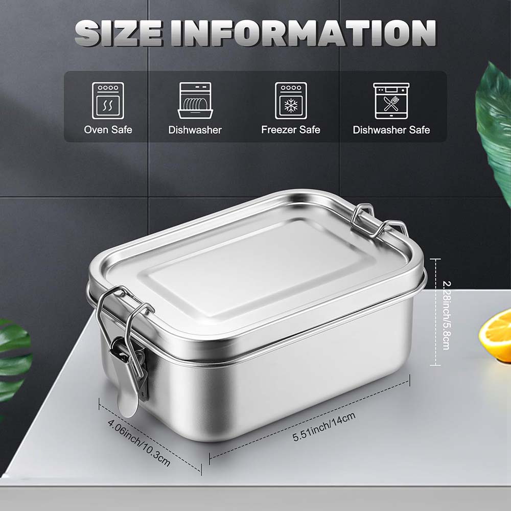 4 szt. Pudełko Bento ze stali  – Food Snacks Wholesale recenzja i cena