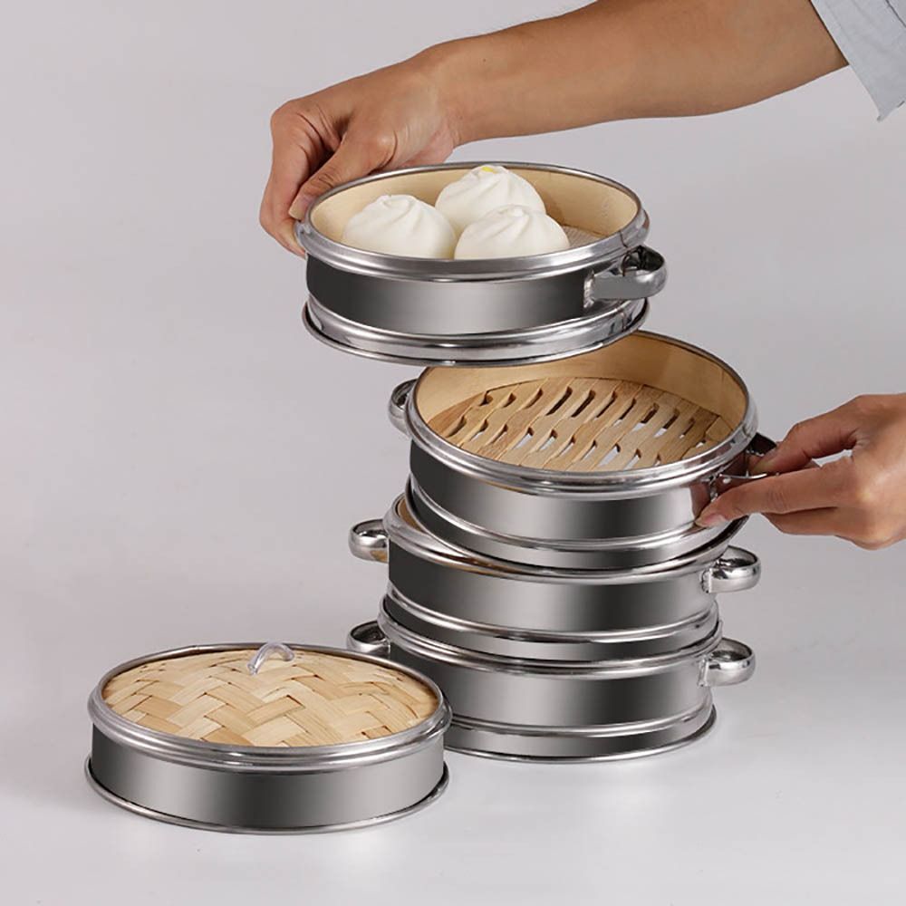 New Bamboo Bamboo Steamer Weav – Food Snacks Basket recenzja i cena