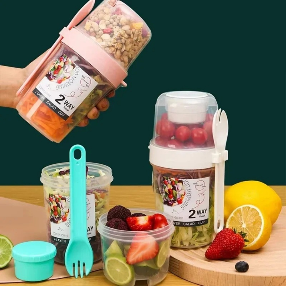 Przenośny Kubek na Sałatkę Kub – Food Snacks Wholesale recenzja i cena