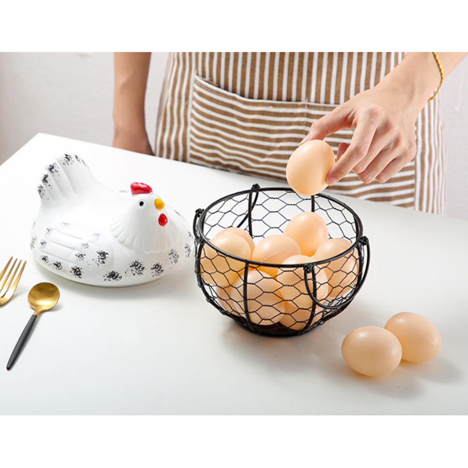 Metalowy koszyk na jajka, kosz – Food Snacks Basket recenzja i cena