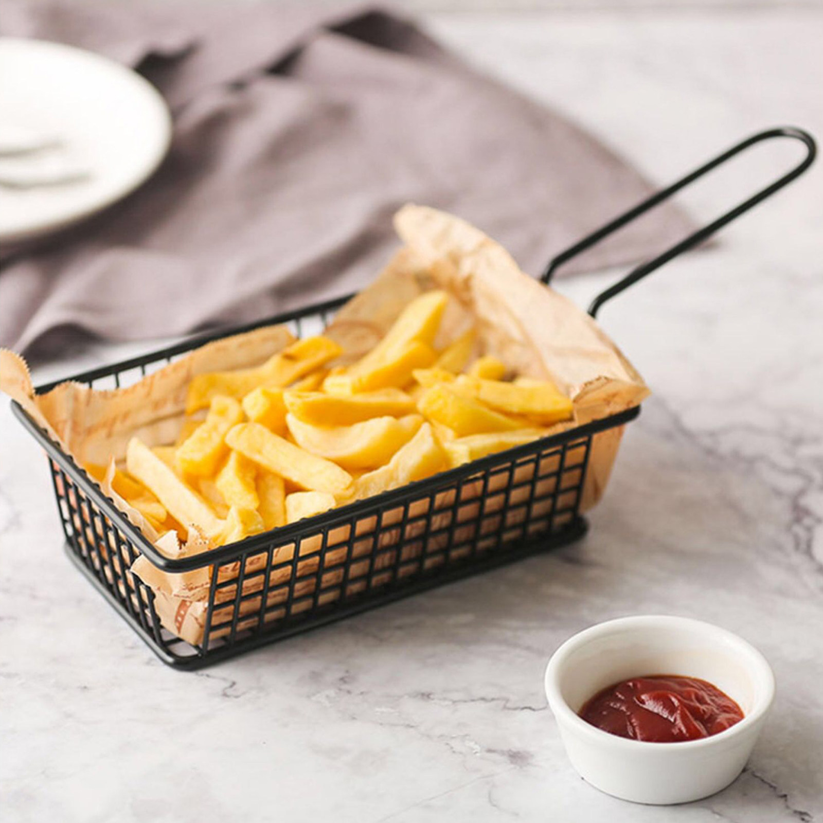 Kosz do przechowywania smażone – Food Snacks High In Iron recenzja i cena