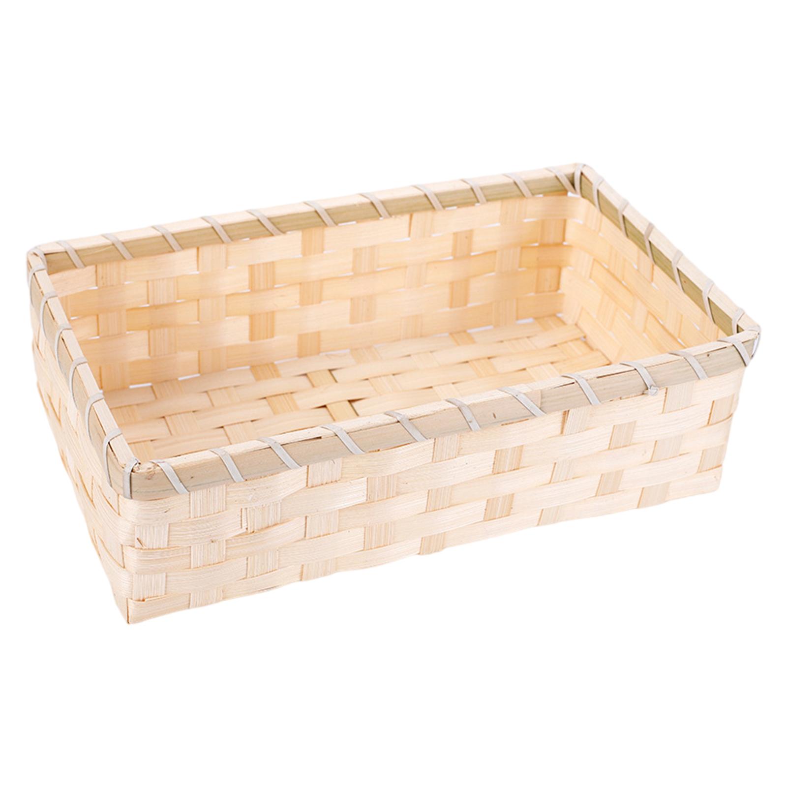 Naturalny Tkany Koszyk Taca do – Food Snacks Basket recenzja i cena