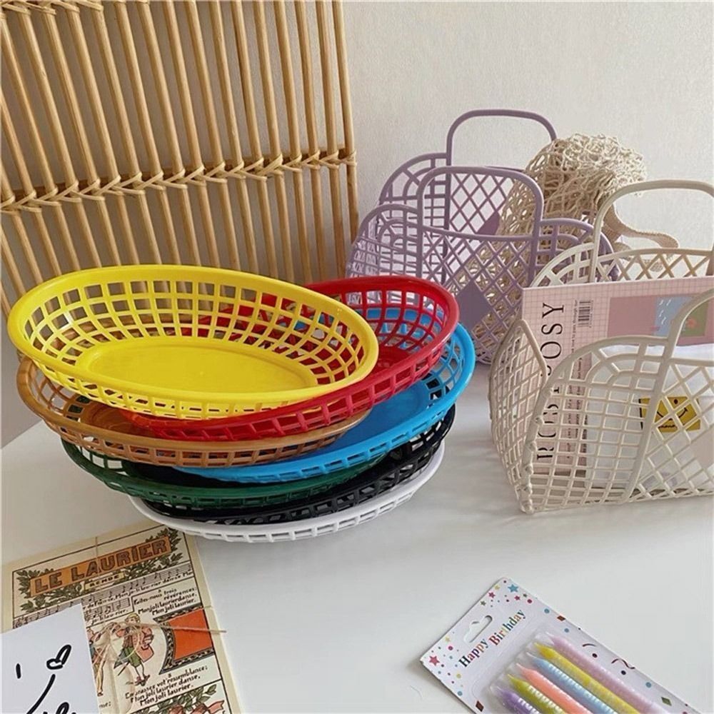 D9 7 sztuk/partia Plastikowe k – Food Snacks Basket recenzja i cena