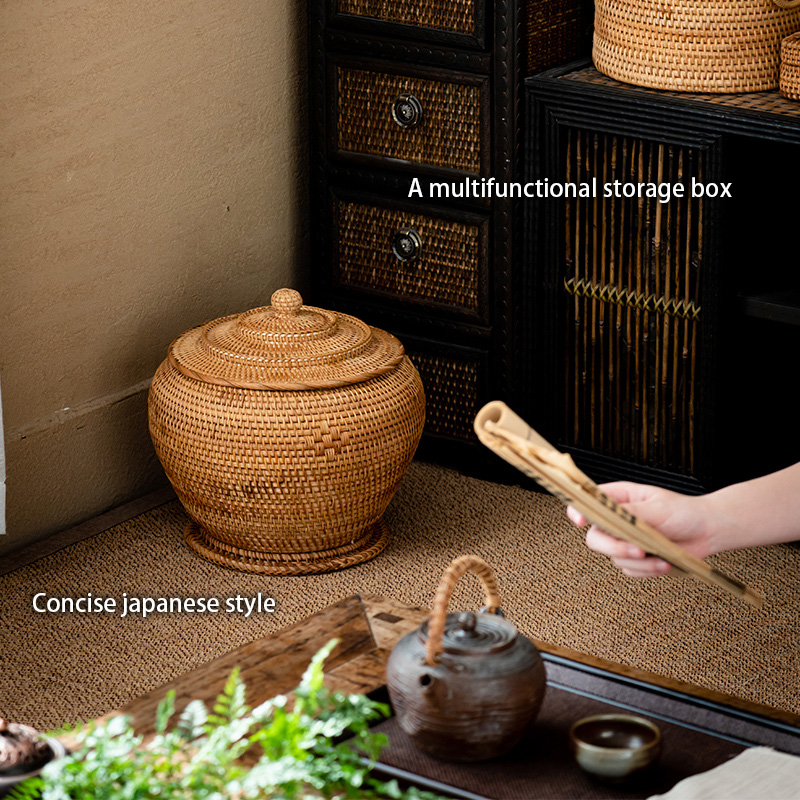 Handwoven Rattan pudełko na he – Food Snacks That Are Green recenzja i cena