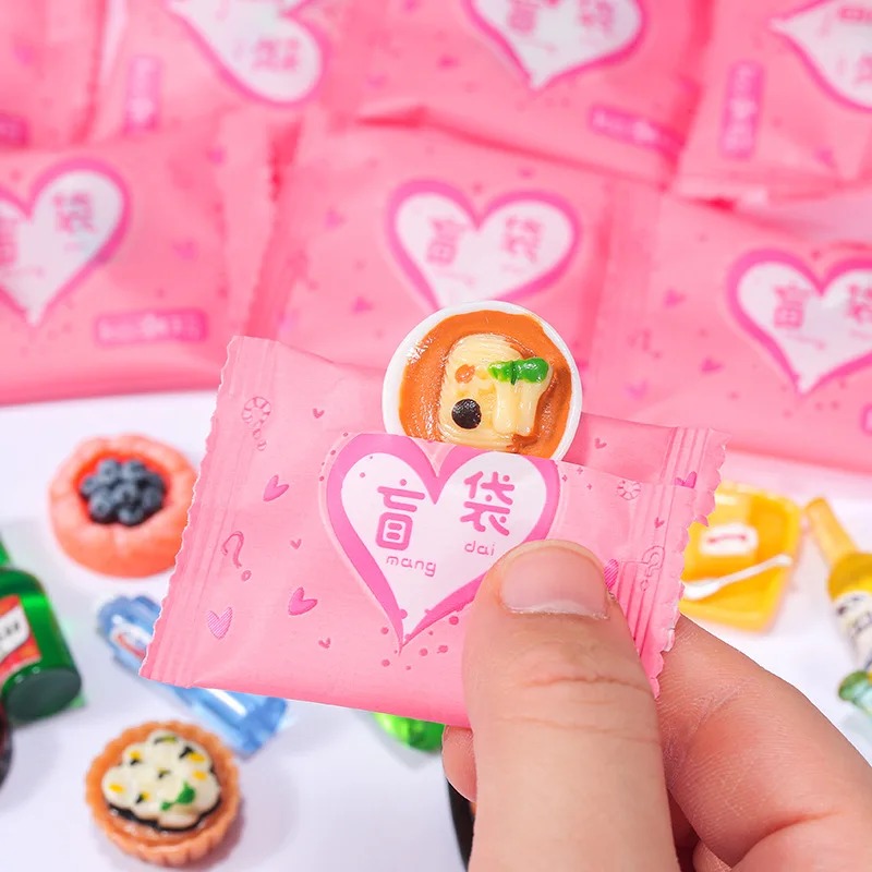 Losowe wzory torebek, miniatur – Food Snacks Drinks recenzja i cena