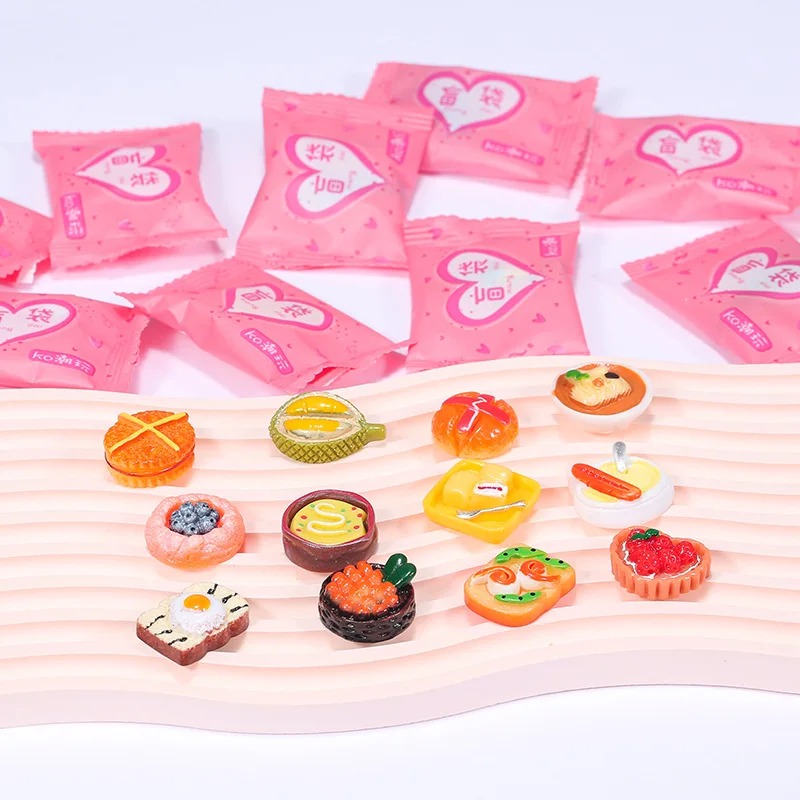 Losowe wzory torebek, miniatur – Food Snacks Drinks recenzja i cena
